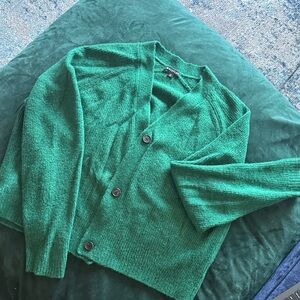 Whistles Emerald Green Cardigan